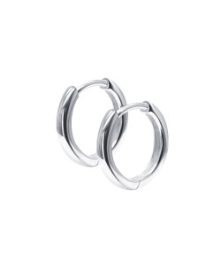 Silver Huggies Earring HO-2694